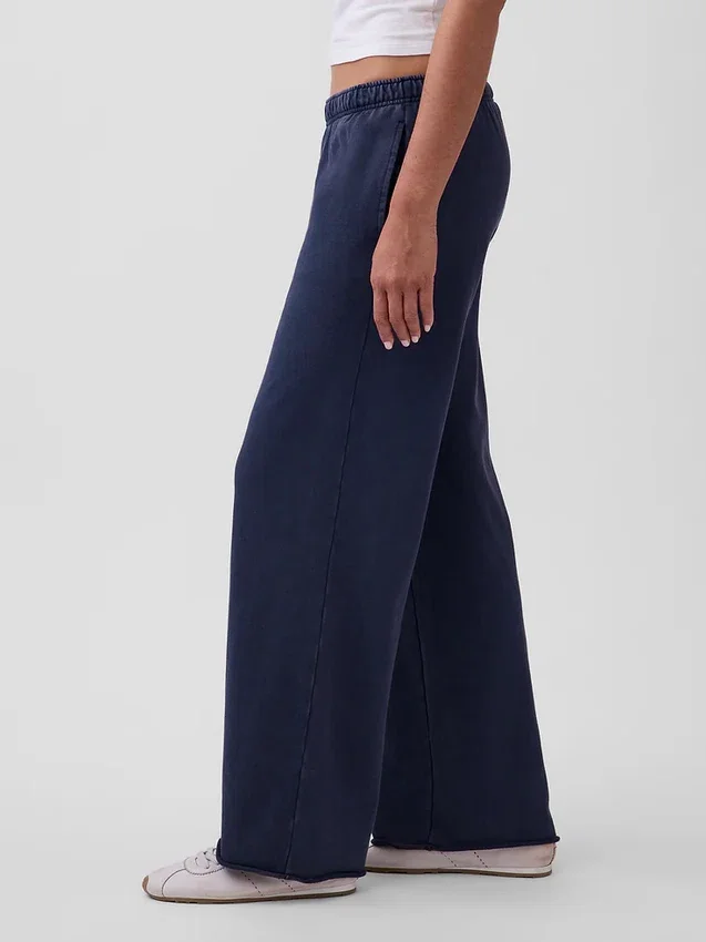 Pantalones de chándal de felpa Vintagesoft de corte ancho
