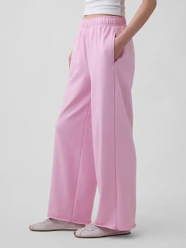 Pantalones de chándal de felpa Vintagesoft de corte ancho