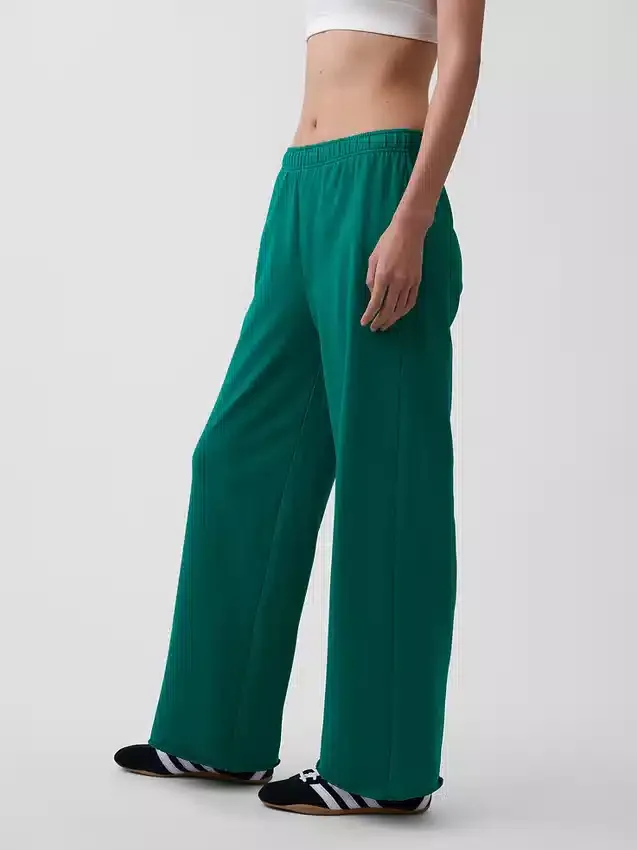 Pantalones de chándal de felpa Vintagesoft de corte ancho