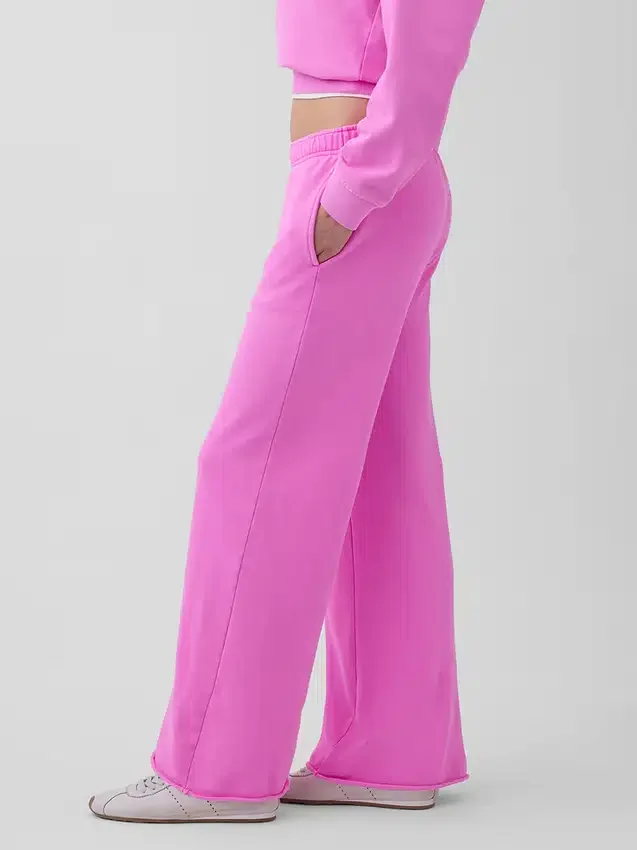 Pantalones de chándal de felpa Vintagesoft de corte ancho