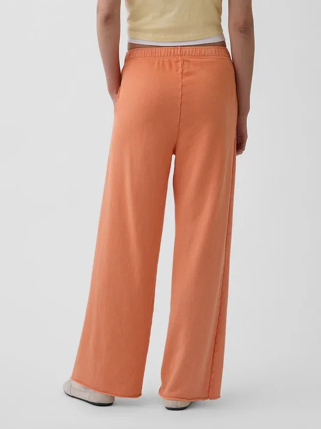 Pantalones de chándal de felpa Vintagesoft de corte ancho