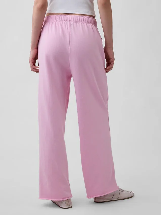 Pantalones de chándal de felpa Vintagesoft de corte ancho