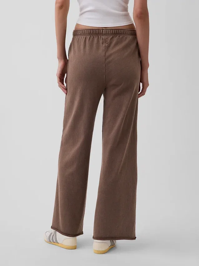 Pantalones de chándal de felpa Vintagesoft de corte ancho