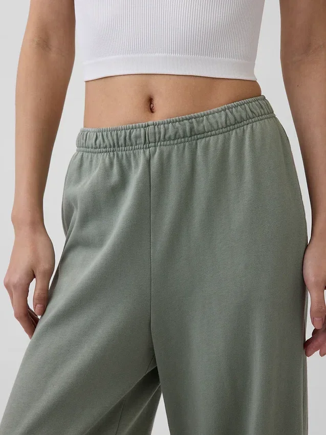 Pantalones de chándal de felpa Vintagesoft de corte ancho