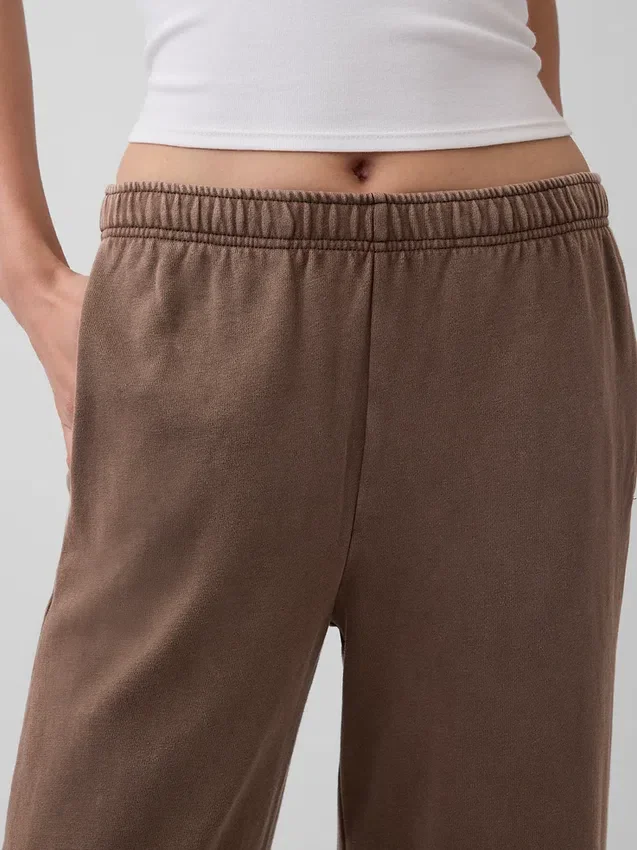 Pantalones de chándal de felpa Vintagesoft de corte ancho