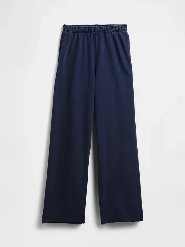 Pantalones de chándal de felpa Vintagesoft de corte ancho