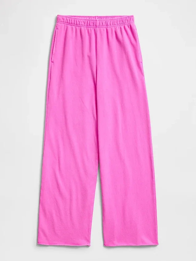 Pantalones de chándal de felpa Vintagesoft de corte ancho