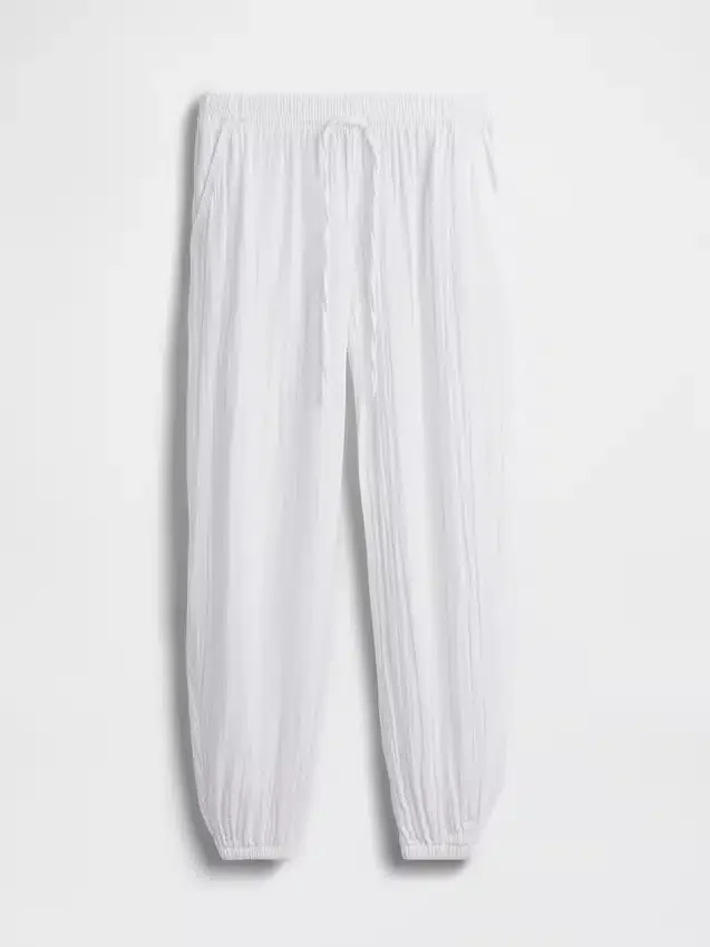 Pantalones de chándal de gasa de algodón