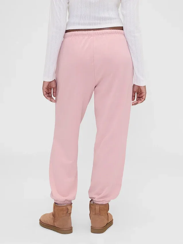 Pantalones de chándal GAP × Summer Fridays de tejido grueso y corte holgado con logotipo
