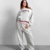 Pantalones de chándal GAP × Summer Fridays de tejido grueso y corte holgado con logotipo