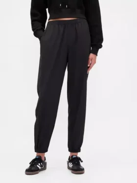 Pantalones de chándal GapFit Tech de talle alto con cremallera en el bajo