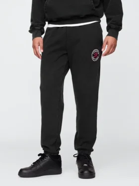 Pantalones de chándal gruesos con el logotipo de los Toronto Raptors de la NBA