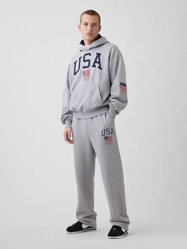 Pantalones de chándal gruesos «Team USA» para adultos