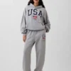 Pantalones de chándal gruesos «Team USA» para adultos