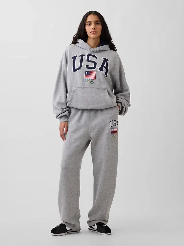 Pantalones de chándal gruesos «Team USA» para adultos