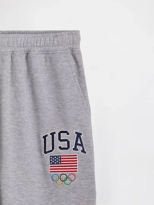 Pantalones de chándal gruesos «Team USA» para adultos