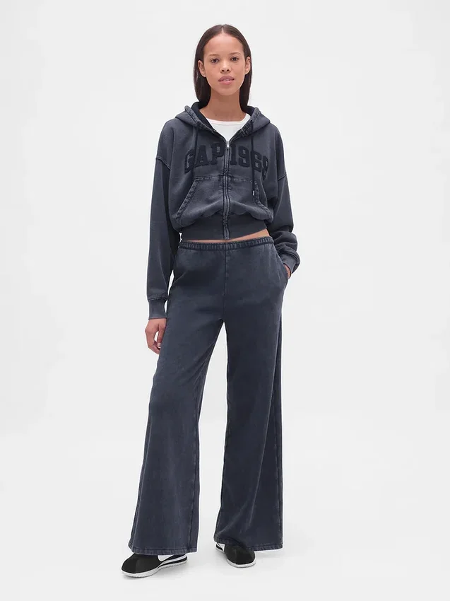 Pantalones de chándal holgados con logotipo Vintagesoft