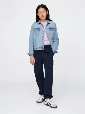 Pantalones de chándal holgados con logotipo Vintagesoft para niños