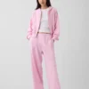 Pantalones de chándal holgados de felpa Vintagesoft de talle medio