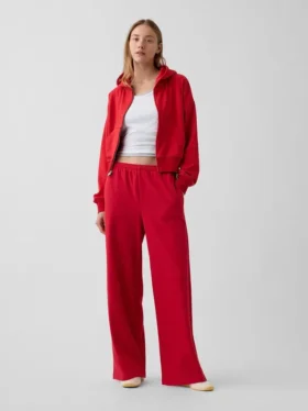 Pantalones de chándal holgados de felpa Vintagesoft de talle medio