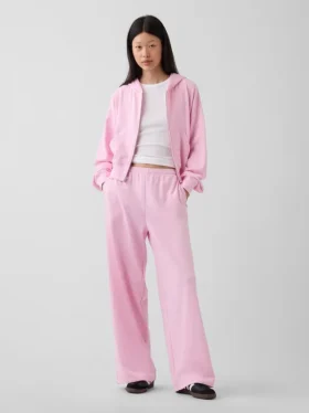Pantalones de chándal holgados de felpa Vintagesoft de talle medio