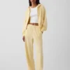 Pantalones de chándal holgados de felpa Vintagesoft de talle medio
