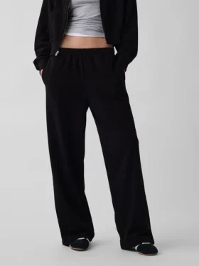 Pantalones de chándal holgados de felpa Vintagesoft de talle medio