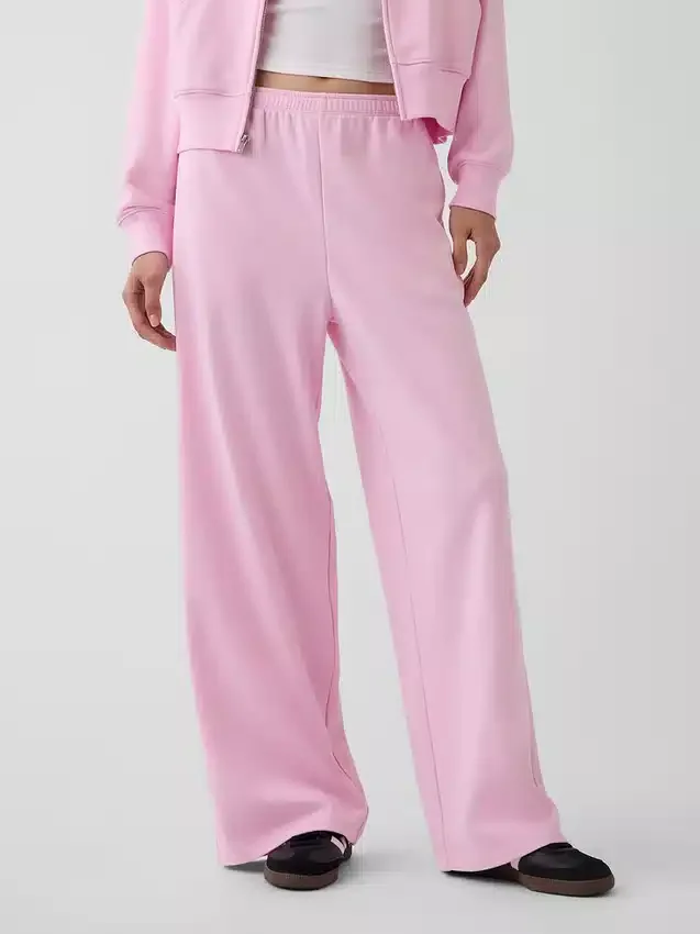Pantalones de chándal holgados de felpa Vintagesoft de talle medio