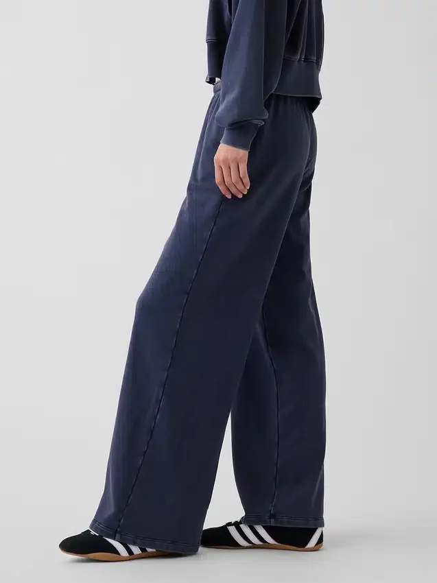 Pantalones de chándal holgados de felpa Vintagesoft de talle medio