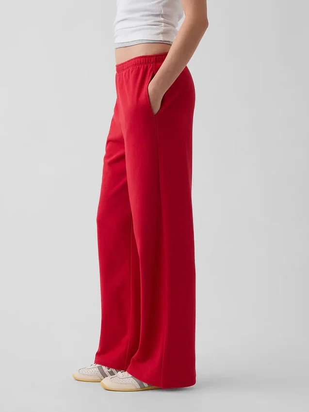Pantalones de chándal holgados de felpa Vintagesoft de talle medio