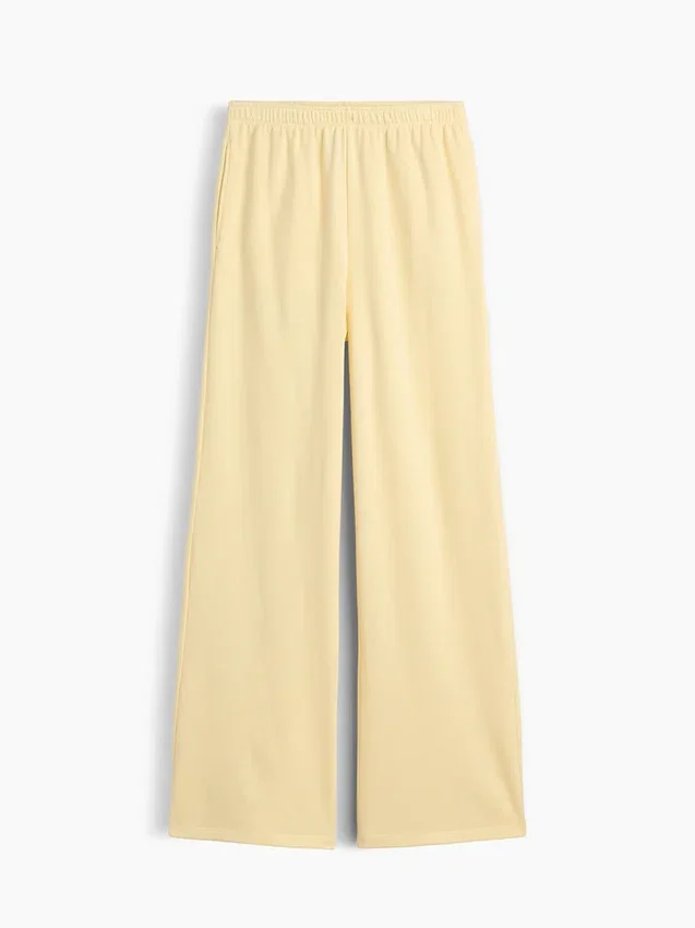 Pantalones de chándal holgados de felpa Vintagesoft de talle medio