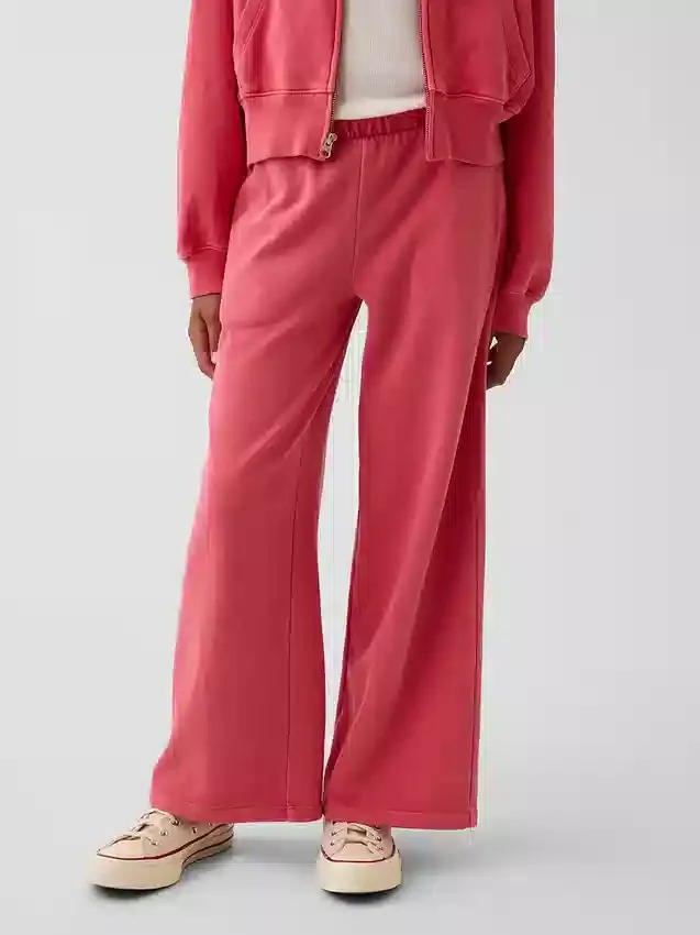Pantalones de chándal holgados de felpa Vintagesoft para niños
