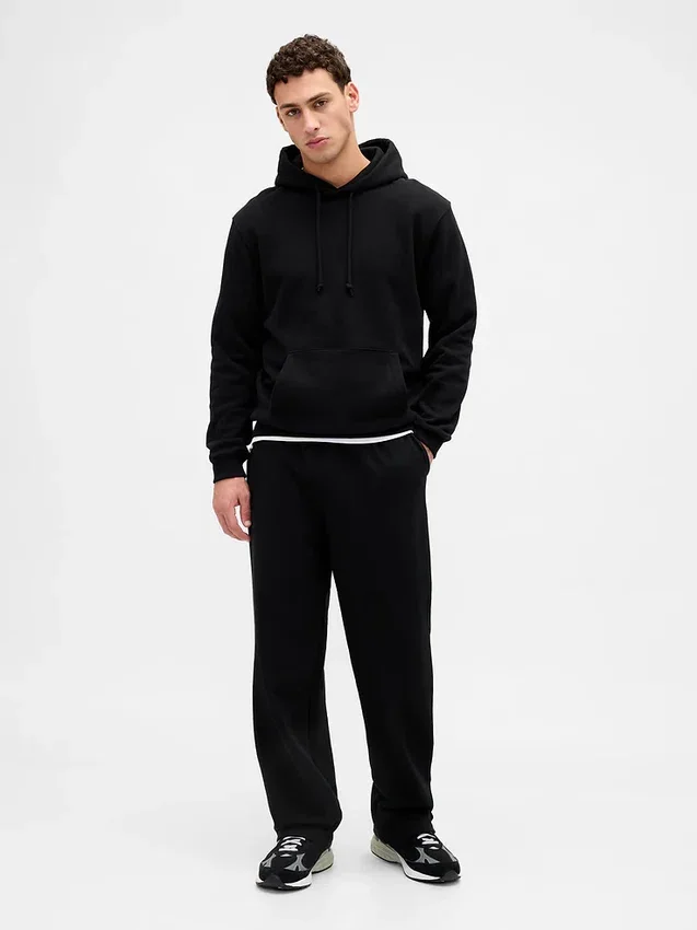 Pantalones de chándal holgados de peso grueso para adultos