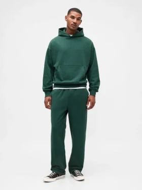 Pantalones de chándal holgados de peso grueso para adultos