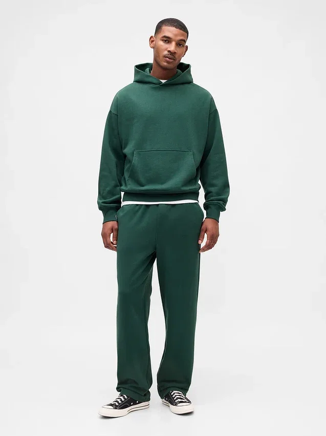 Pantalones de chándal holgados de peso grueso para adultos