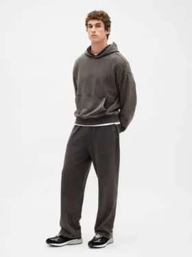 Pantalones de chándal holgados de peso grueso para adultos