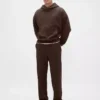 Pantalones de chándal holgados de peso grueso para adultos