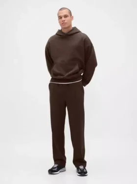 Pantalones de chándal holgados de peso grueso para adultos