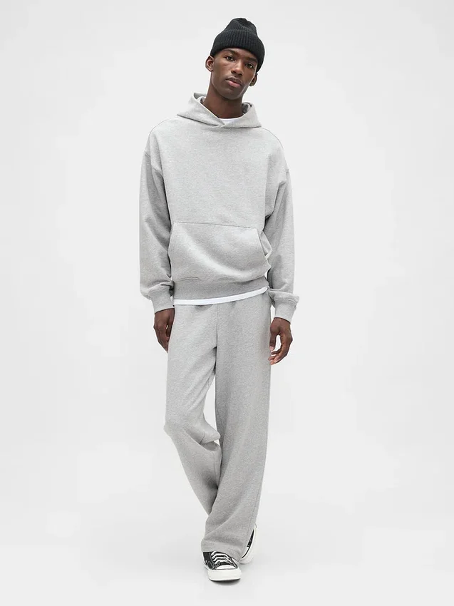 Pantalones de chándal holgados de peso grueso para adultos