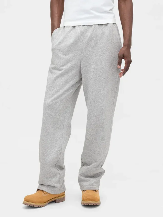 Pantalones de chándal holgados de peso grueso para adultos