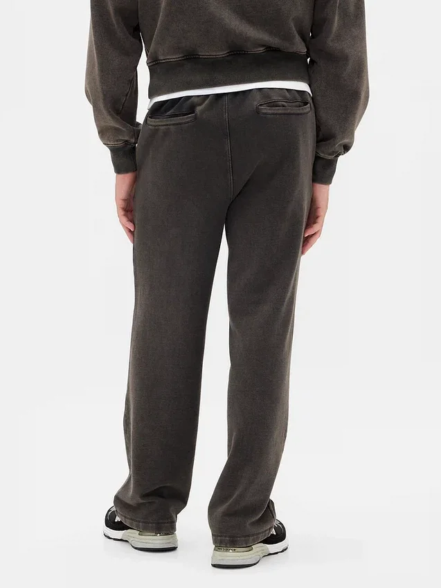 Pantalones de chándal holgados de peso grueso para adultos