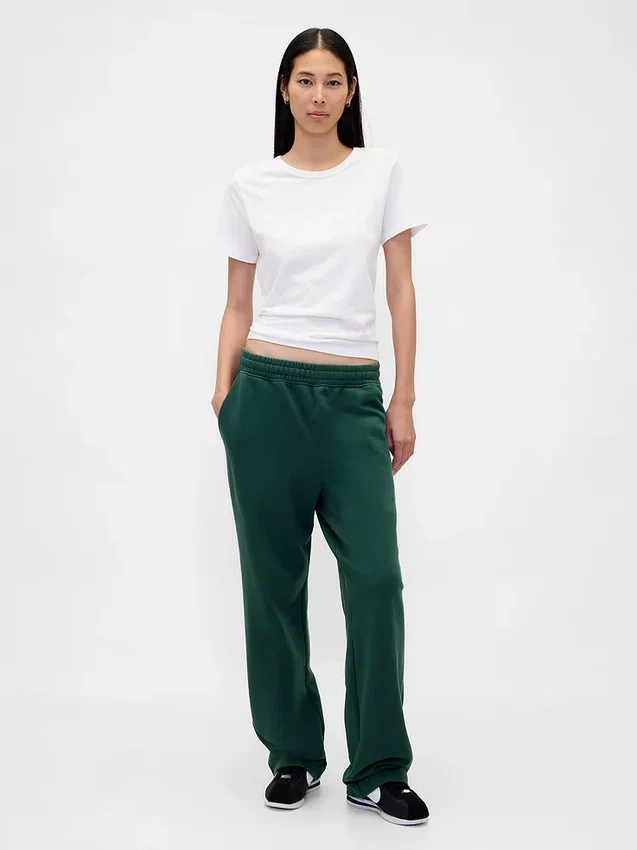 Pantalones de chándal holgados de peso grueso para adultos