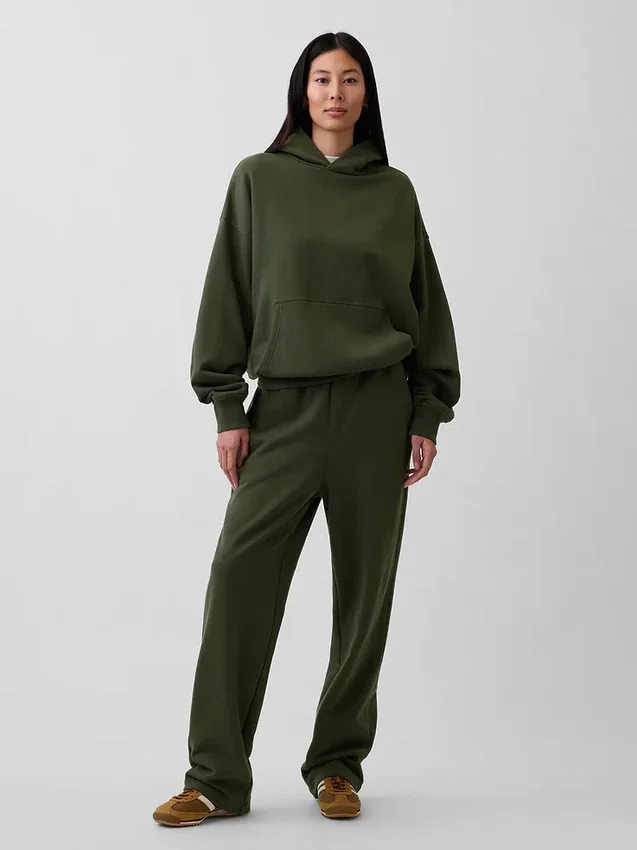 Pantalones de chándal holgados de peso grueso para adultos