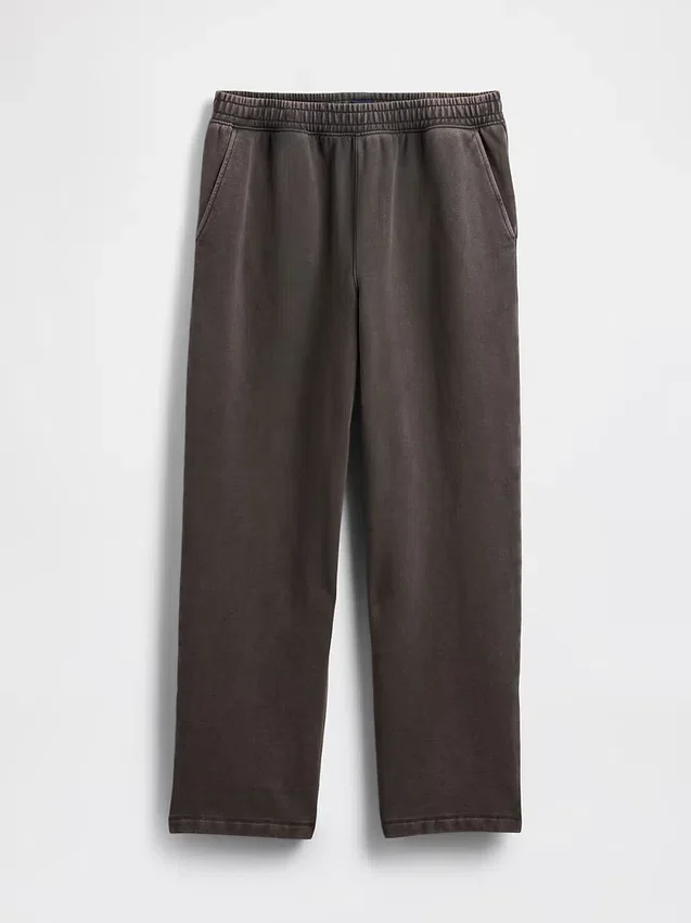 Pantalones de chándal holgados de peso grueso para adultos