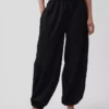 Pantalones de chándal holgados de popelín de algodón orgánico