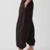 Pantalones de chándal holgados de popelín de algodón orgánico