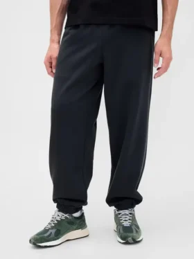 Pantalones de chándal holgados de tejido grueso