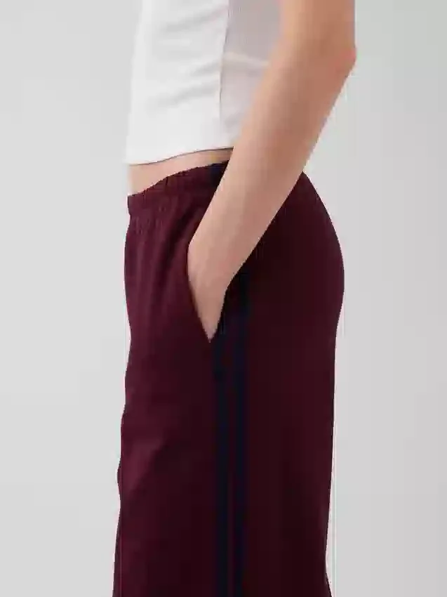 Pantalones de chándal holgados de tejido grueso