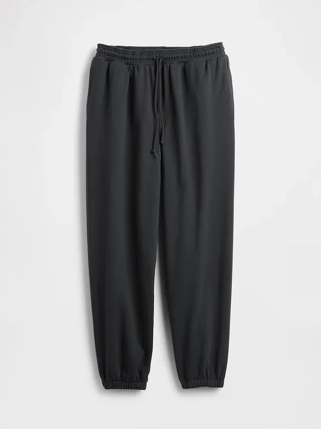 Pantalones de chándal holgados de tejido grueso
