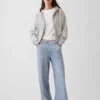 Pantalones de chándal holgados estampados con diseño de vaqueros
